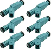 laffoonparts 6 Pcs 0280155777 Fuel Injectors, Replacement for Holden Commodore V6 3.8L VG VN VL VQ VP VR VS VT VU VX VY, Rreplaces 75QVE8