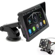 Car Radio Bluetooth FM 7in For Apple CarPlay Android Auto With 8LED Camera Kit (for: Volvo)