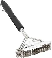 BBQ Grill Scraping Brush Non-Stick Brush Steel Wire for Quick and Easy Grill Cleaning