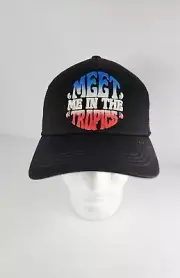 BillaBong Americana Amiga Meet Me in the Tropics Trucker SNAPBACK Black island