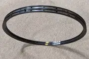 SUN Mistral Hi-E Aero clincher rims PAIR new! 650C 28 hole Dark Grey finish USA
