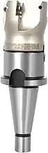 ViaGasaFamido Right-Angle Face Mill Cutter, Milling Cutter, High Precision for Milling Machine Lathe (NT30-FMB22+50 knife plate+APMT1604APMT knife 4)