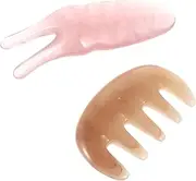 Beaupretty 1Set Massage Tool Y Shaped Scraping Comb Head Massage Plate for Enhanced Tension Relief Smooth Texture for Safe Use for Facial Scalp Care