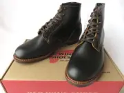 Red Wing 9060 Beckman Boot Flat Box Width D Black Men Size 9D High Top Leather