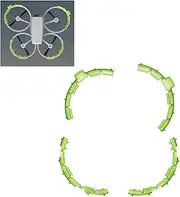 TEHAOUU Guard Bumper compatible with DJI Flip Bumper Cover Anti-collision Anti-scratch Impact Resistant TPU Protective propeller Cover Drone Accessories (Green)