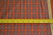 By 1/2 Yd, Gold Brown & Rust Checked Cotton, Andover/Elizabethtown/Morton, B171