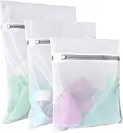 Lingerie Bags for Washing Delicates,Small Fine Mesh Laundry Bags,3Pcs(1 Large,1 Medium,1 Small)