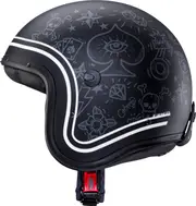 Caberg Freeride Tattoo, open face helmet , color: Matt Black/White/Grey , size: XL