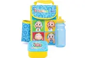 Cocomelon Childrens/Kids Baby JJ Lunch Bag Set (Blue/Yellow) (One Size)