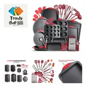 Nonstick Bakeware Sets with Baking Pans Set, 39 Piece Baking Set with Muffin ...