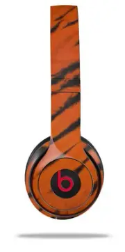 Skin Wrap for Beats Solo Wireless 2 3 4 Tie Dye Bengal Belly Stripes SKIN ONLY