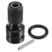 Chuck Adapter 1/2" By 1/4" Female Socket for Electric Ratchet Wrenches 2pcs