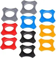 10Pcs Roll Microphone Roll Rings Handheld Mic Rings for Family Singing Conferences Stages Easy Installation Versatile Use Ktv and Performances Colors
