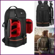 Video Waterproof Camera Shoulders Backpack w Reflector Stripe fit 15.6 inch