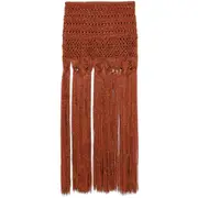 [Alanui] Alanui Ray Of Light Mini Skirt M BROWN