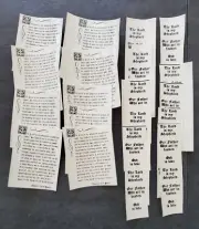 Ceramic Decals Vintage Lot Religious Water Slide Decals incl Twenty Third Psalm