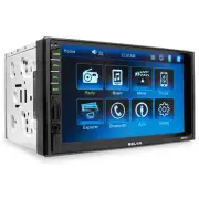 BMV712 7" Double DIN Touchscreen Car Stereo Receiver Bluetooth Phone Mirroring