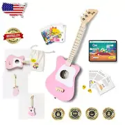 Mini 3-String Guitar for Kids with Chord Flashcards & Lessons