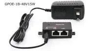 New POE TEXAS GPOE-1B-48V15W - Gigabit Single Port PoE Injector Mode B 48v 15w