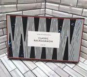 Silver One International Classic Backgammon Game Set Modern Look New & Sealed