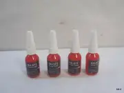 4 Pack 10ml Bolt Threadlocker Red SH271 Permanent Heavy Duty Adhesive