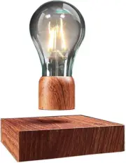 Magnetic Levitating Floating Wireless LED Light Bulb Desk Lamp for Unique Gifts,