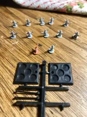 Epic 40k Imperial Guard Commissar x12 (6mm, AT, Legions) OOP Warhammer +BASES!!!