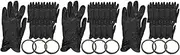 FRCOLOR 3 Sets Nail Art Uv Gloves Gel Nail Gloves Uv Protection Guantes Desechables Nail Art Accessory Nail Molding Gel Skin Care Fingerless Gloves Uv Tape Sun Protection Paper Accessories