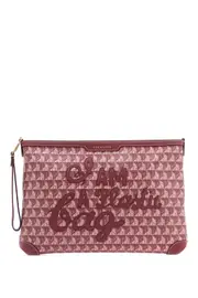 "Clutch Bag With Plastic Bag Motif