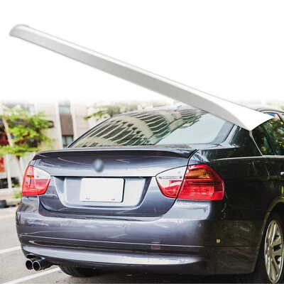 Painted Rear Trunk ABS Spoiler For BMW 3-Series E90 OE Style Alpine White 300 (for: BMW)