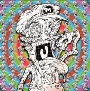 Mario Spun Dropper by Benjamin Santos BLOTTER ART perforated tabs psychedelic