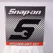 Snap On Pitcher Gift Set New 4 Glasses and Coasters