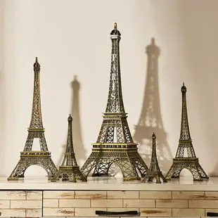 巴黎埃菲爾鐵塔擺件模型創意生日禮物家居客廳酒柜裝飾工藝品擺設