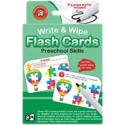 Learning Can Be Fun Write & Wipe Preschool Flashcards