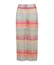 Elastic waist casual pants 4Y Nude