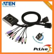 NEW Aten CS-682 2 Port USB 2.0 DVI KVM Switch with Remote Port Selector Audio
