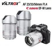 Viltrox 23mm 33mm 56mm F1.4 AF Auto Focus Lens for Canon EOS-M Mirrorless Camera
