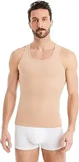 [FINN] Figure-shaping compression undershirt for men, shapewear tank top with tummy control effect