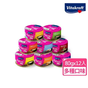 【Vitakraft】珀斯女王金采 貓用主食罐80g 12入(貓罐/貓主食 全齡貓)