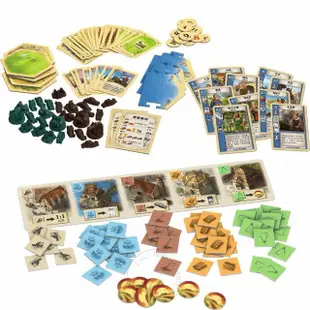 【新天鵝堡桌遊】卡坦島大盒版2019年版 Catan Big Box 2019(全家一起玩)