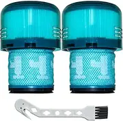 2-Pack V15 Filters Replacement Parts for Dyson V15 Detect, Submarine V15, V11 Animal, V15 Detect, Part 970013-02