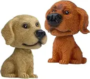 Kisangel Versatile Car Dashboard Decor 2 Pack Ornaments Handmade Craft Animal Decor for Home