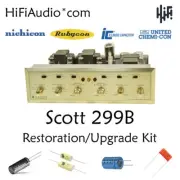 Scott 299B tube amplifier restoration repair upgrade rebuild kit capacitor