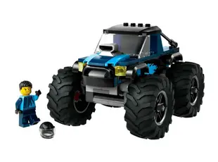 【LEGO 樂高】磚星球〡 60402 城市系列 藍色怪獸卡車 Blue Monster Truck