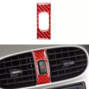 Red Carbon Fiber Warning Light Switch Panel Cover Trim For Chevrolet Corvette C6 (for: Chevrolet)