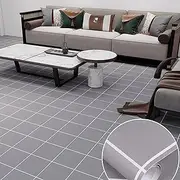 Thickened Bathroom Floor Stickers, Self-Adhesive Waterproof Kitchen Bathroom Floor Renovation Remodeling Carpet Stickers(P,60cmx5m)