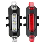 Bicycle Light Front Rear Light Back Light USB Rechargeable LED Bike Lamp