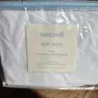 nestwell White Soft Terry Mattress Protector - King - New!