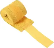 uxcell Boxing Hand Wraps, 98 Inch Length Elastic Boxing Wraps Cotton Fist Mitts Wrist Straps Protection for Muay Thai Martial Arts Kickboxing Bandages, Yellow