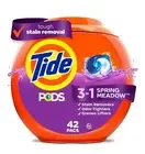 Tide PODS Liquid Laundry Detergent Packs, Spring Meadow Scent, 42 Count